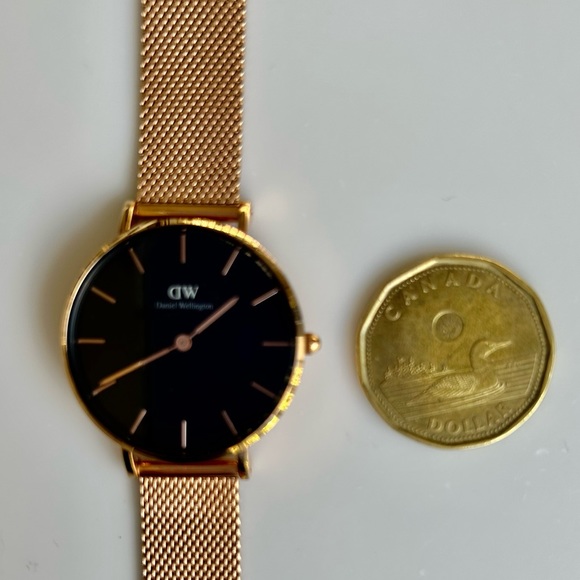 DANIEL WELLINGTON STAINLESS STEEL ROSE GOLD TONE WATCH - Picture 7 of 7